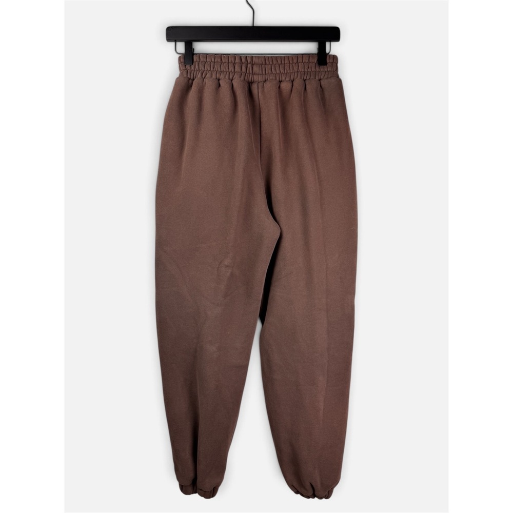 Comfrt Sweatpants Unisex Small Brown Heavyweight Fleece Joggers - Picture 2 of 6